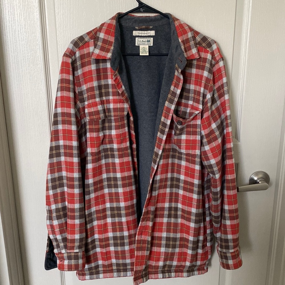 L.L. Bean plaid jacket